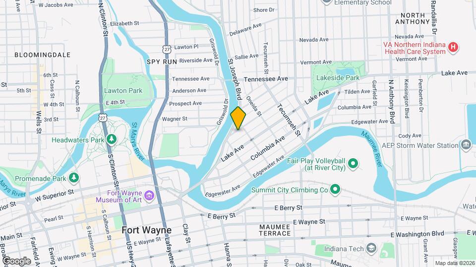 926 Rivermet Ave Map and Location Details