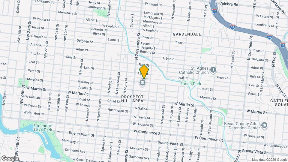 1921 Perez St Map and Location Details