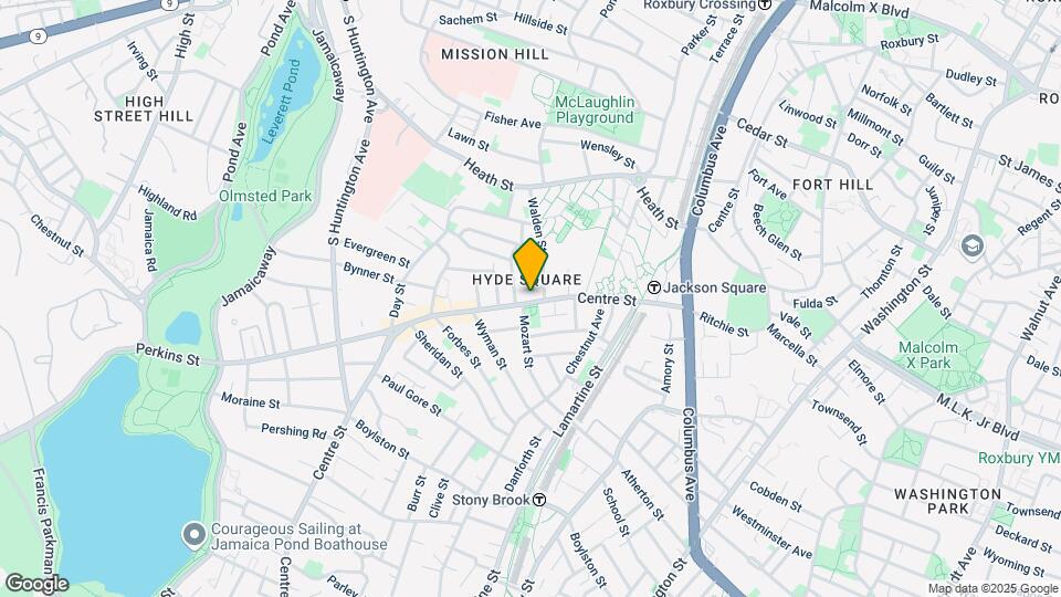 325 Centre St, Unit Centre St Jamaica Plain Mapa y Detalles de la Ubicación