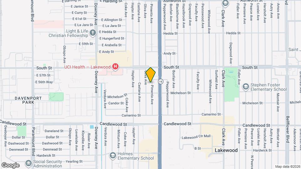 5635 Pimenta Ave Map and Location Details