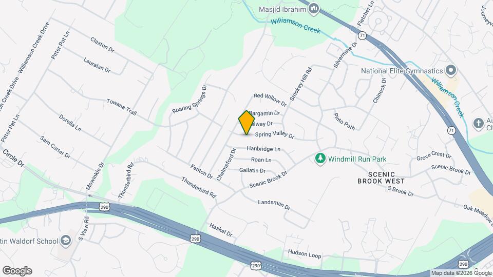8421 Spring Valley Dr Map and Location Details