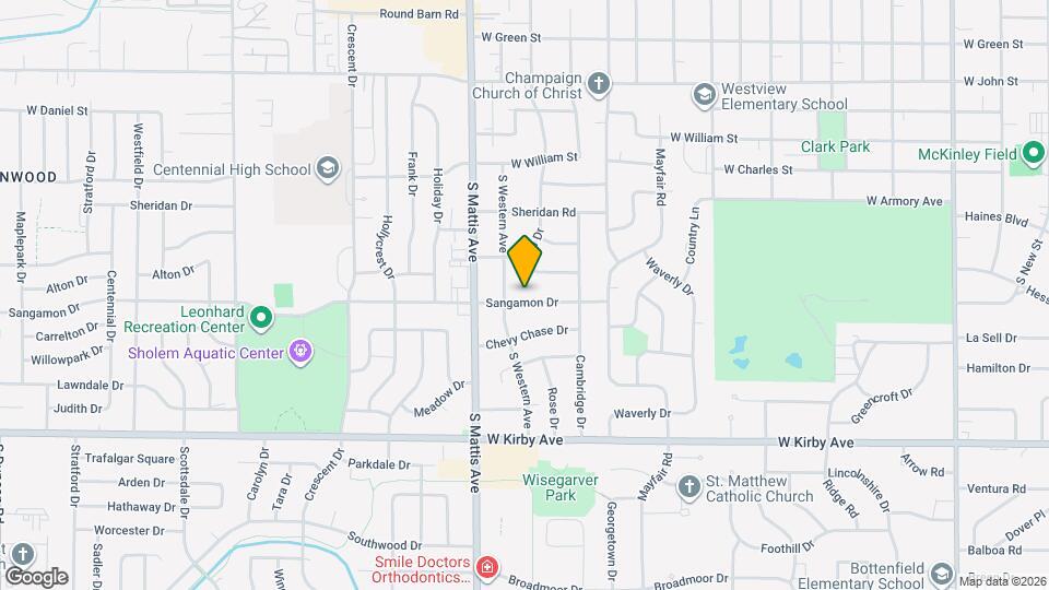 1618 Sangamon Dr Map and Location Details