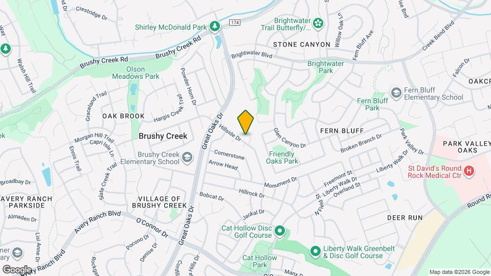 3517 Rollingway Cove Map and Location Details