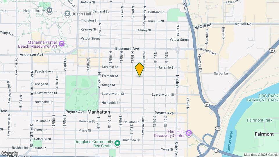 711 Fremont St Map and Location Details