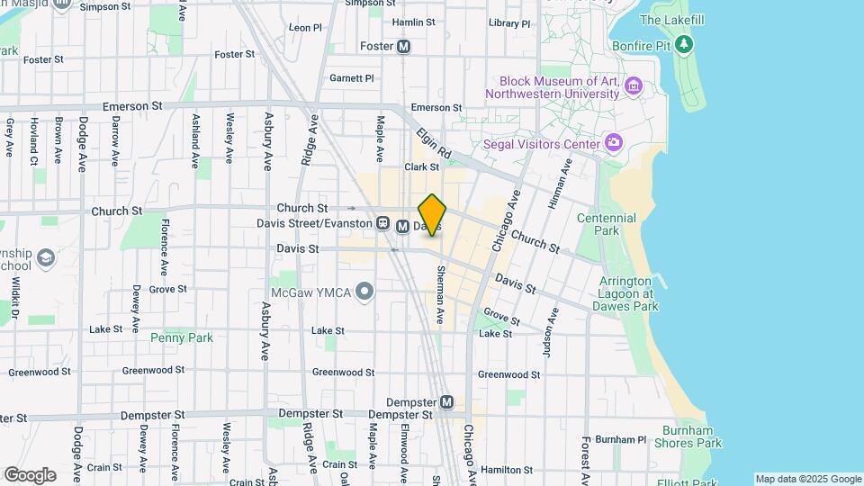 807 Davis St Map and Location Details