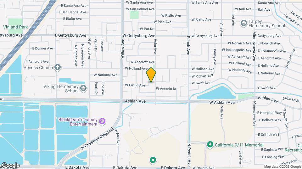 3095 Anderson Ave Map and Location Details