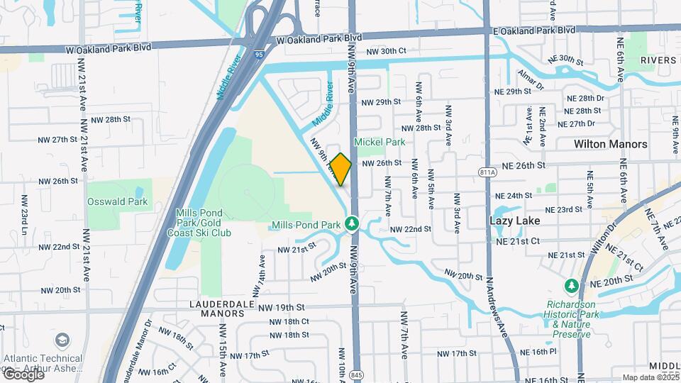2425 NW 9th Ter Map and Location Details