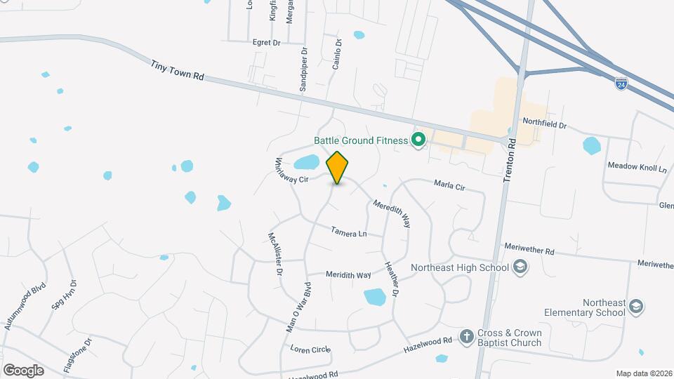 3831 Man O War Blvd Mapa y Detalles de la Ubicación