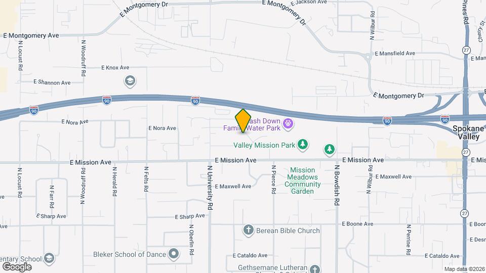 1721 N Glenn Rd Map and Location Details