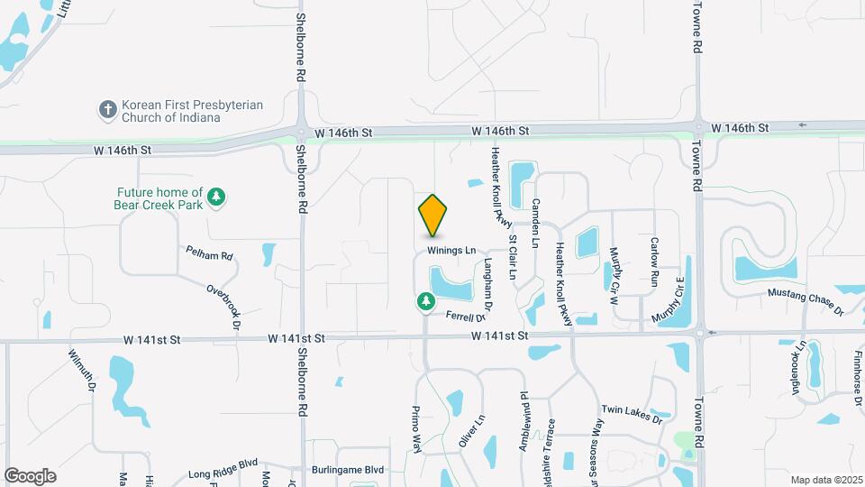 3254 Winings Ln Map and Location Details