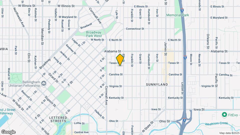 2321 Ellis St Map and Location Details