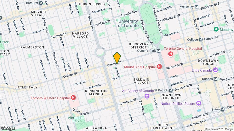 181-1181 Huron St Map and Location Details