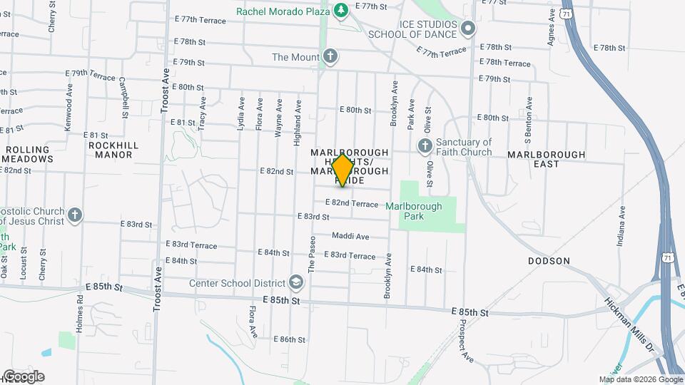 1827 E 82nd St Map and Location Details