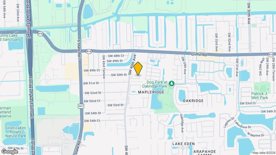 5020 SW 40th Ave Map and Location Details