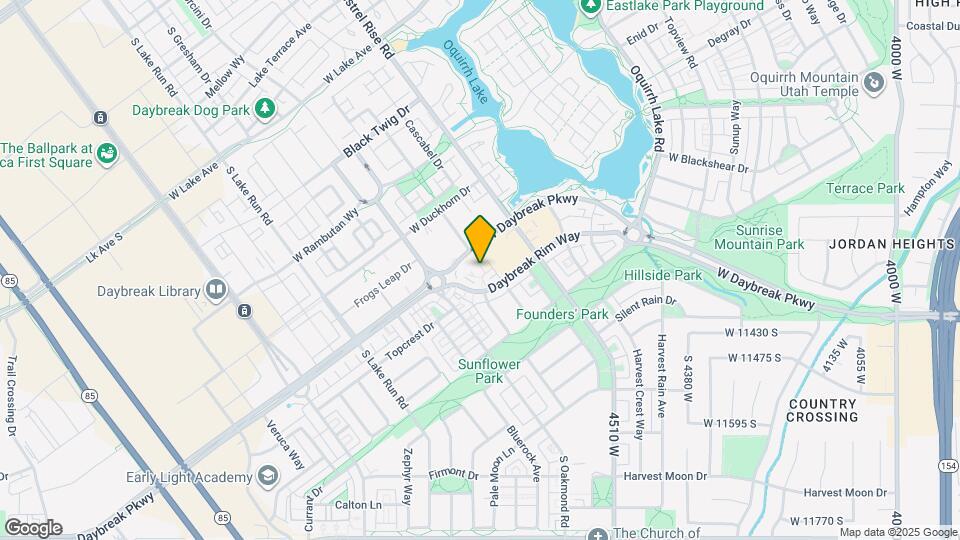 4738 W Daybreak Rim Way Map and Location Details