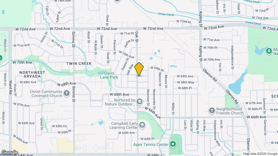 10790 W 69th Ave Map and Location Details