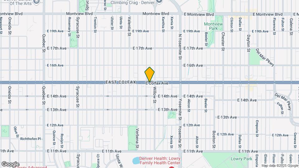 8500 E Colfax Ave Map and Location Details