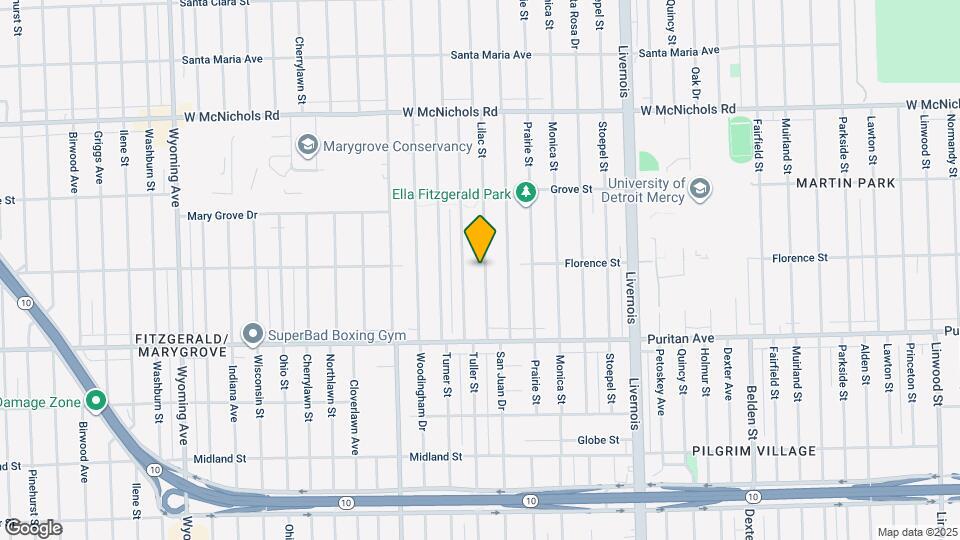 16255 Lilac St Map and Location Details