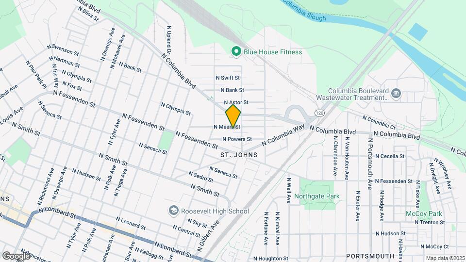 6838 N Mears St Map and Location Details