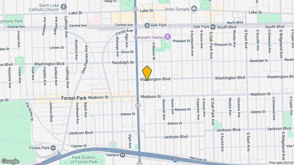 1123 Washington Blvd Map and Location Details