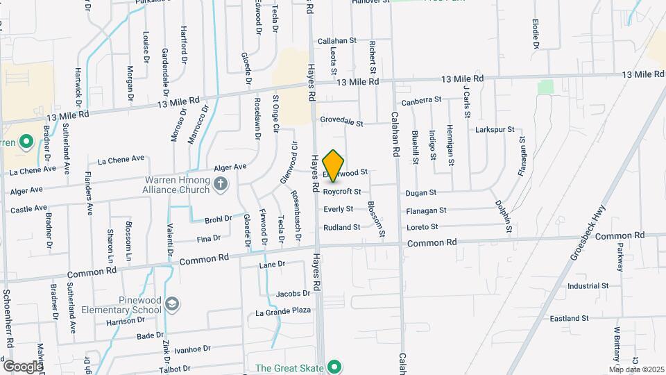 15249 Roycroft St Map and Location Details