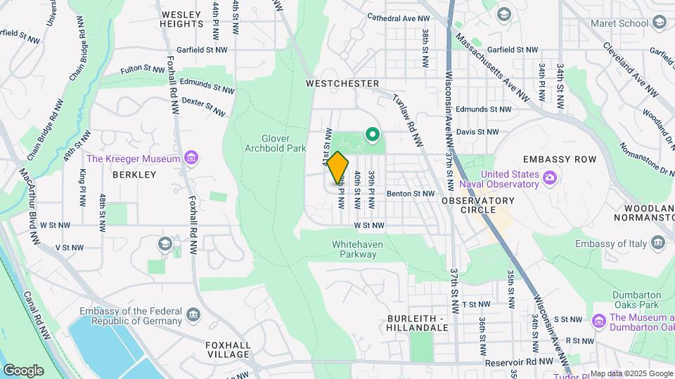 4021 Benton St NW Map and Location Details