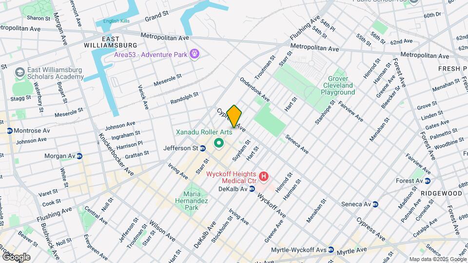 336 Starr St Map and Location Details