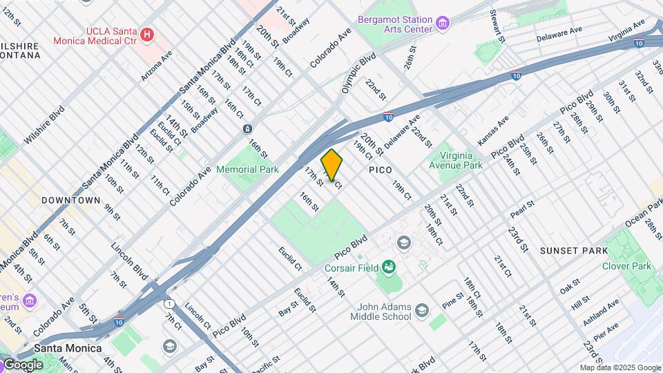 1833 17th St Mapa y Detalles de la Ubicación