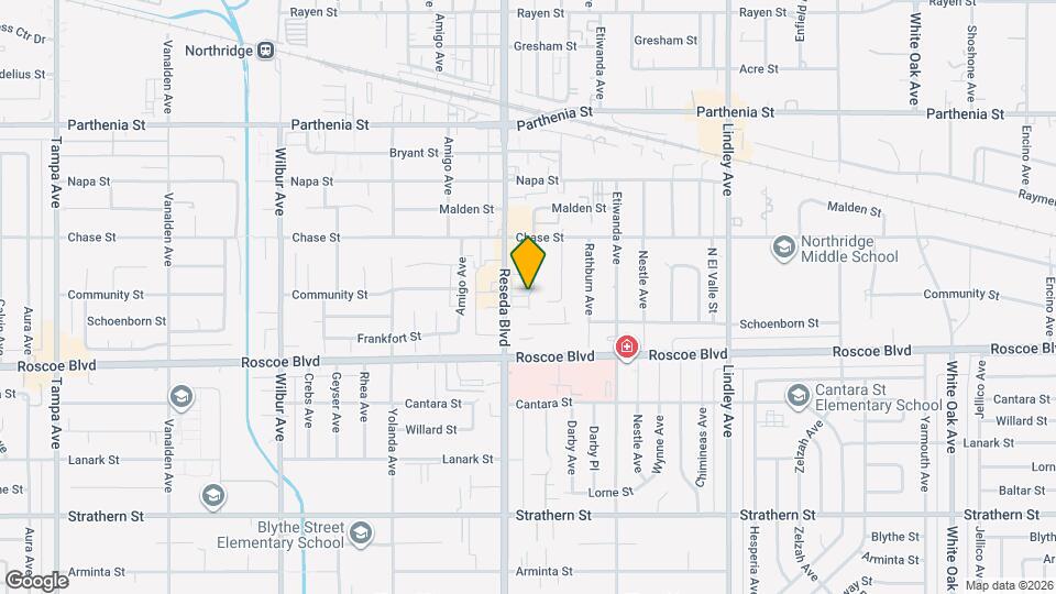 8348 Canby Pl Map and Location Details