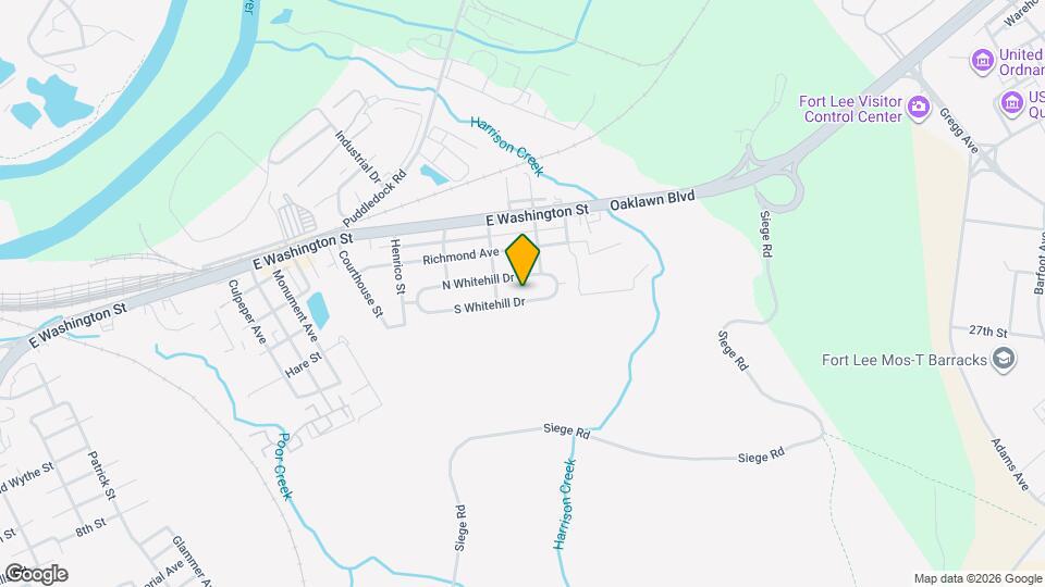 2219 S Whitehill Dr Mapa y Detalles de la Ubicación