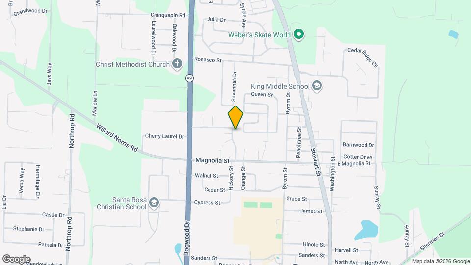 5864 Magnolia Bend Blvd Map and Location Details