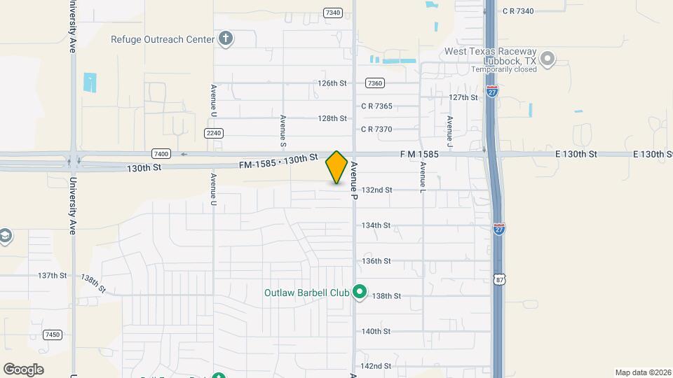 1620 132nd St Map and Location Details