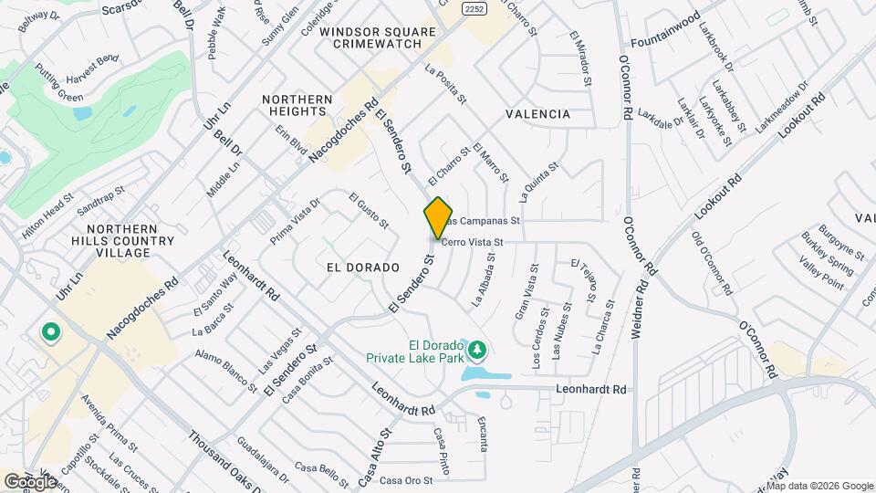 12730 El Sendero St Map and Location Details