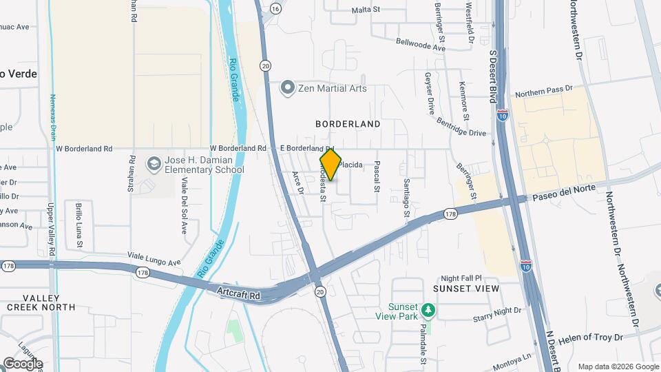 6340 Modesta St Map and Location Details