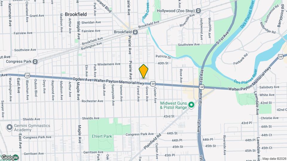 8836 Ogden Ave Map and Location Details