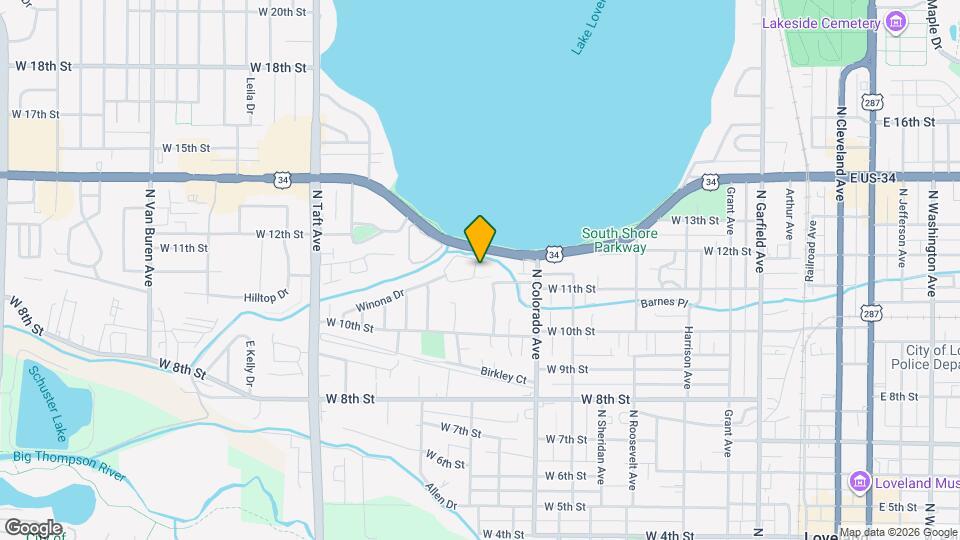 991 Winona Cir Map and Location Details