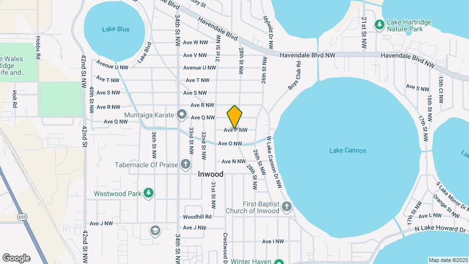1595 28th St NW Map and Location Details