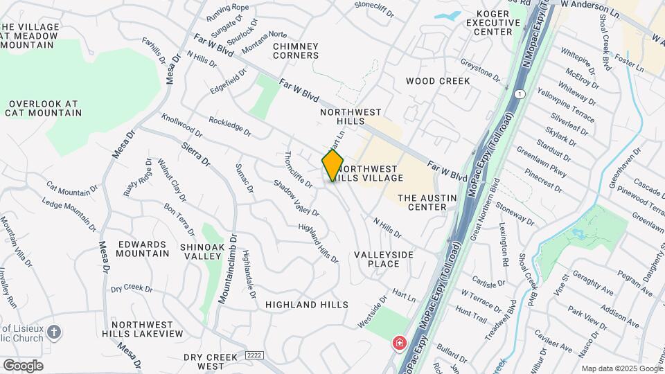 6806 Old Quarry Ln Map and Location Details