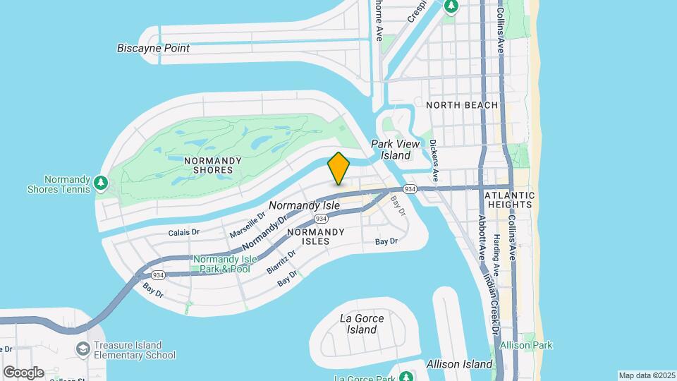 1163 Normandy Dr Map and Location Details