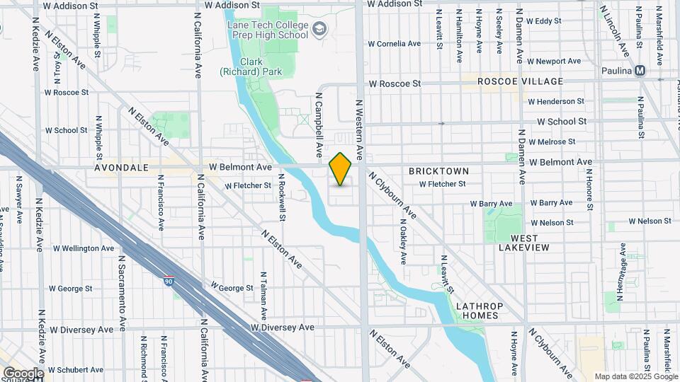 2433 W Fletcher St, Unit Apt 1 Map and Location Details