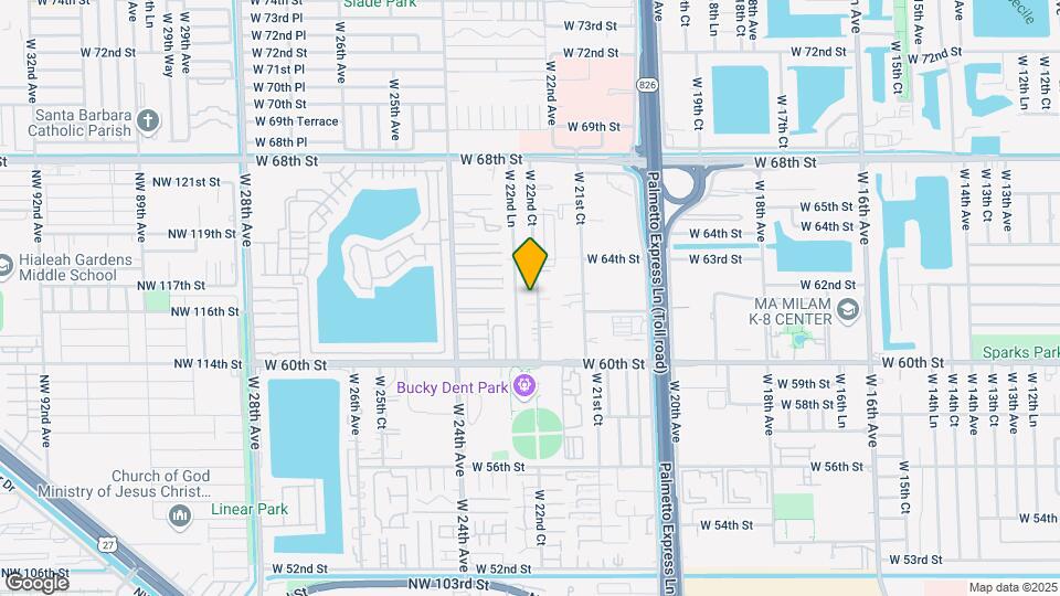 6278 W 22nd Ct Map and Location Details