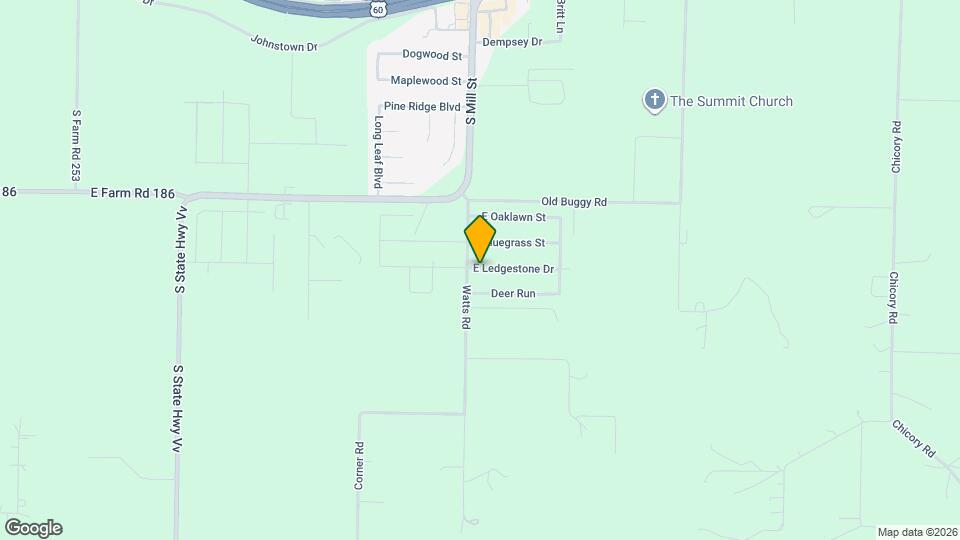 111 Ledgestone Dr Map and Location Details