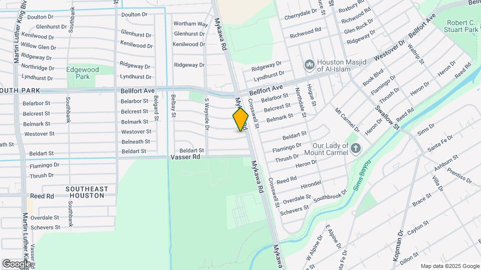 6159 Westover St Map and Location Details