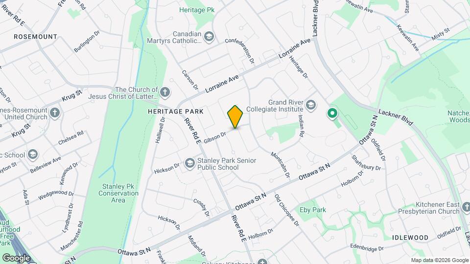 3 Old York Crescent Map and Location Details