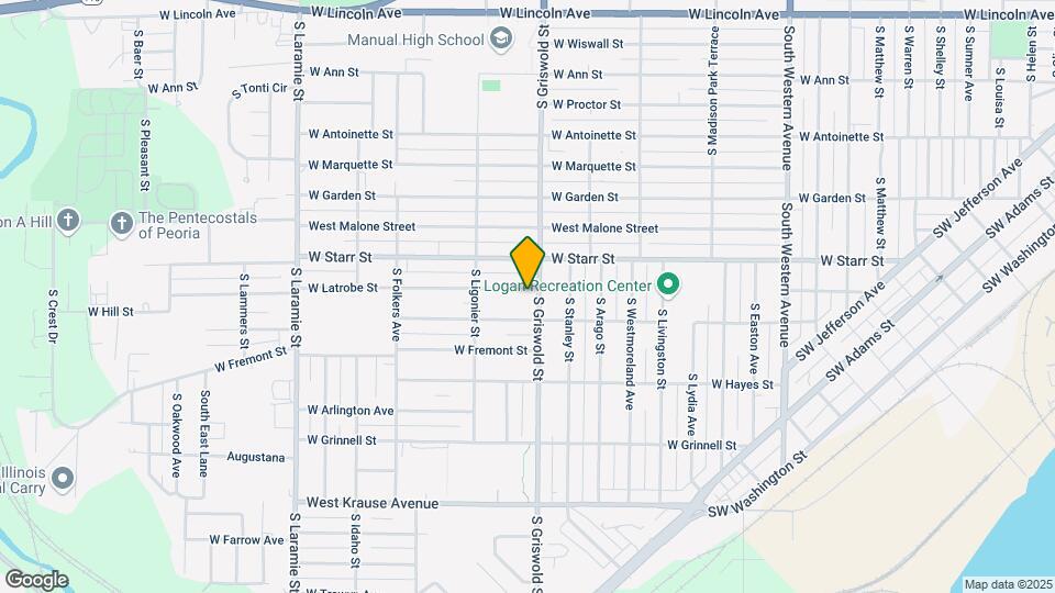 2504 W Latrobe St Map and Location Details