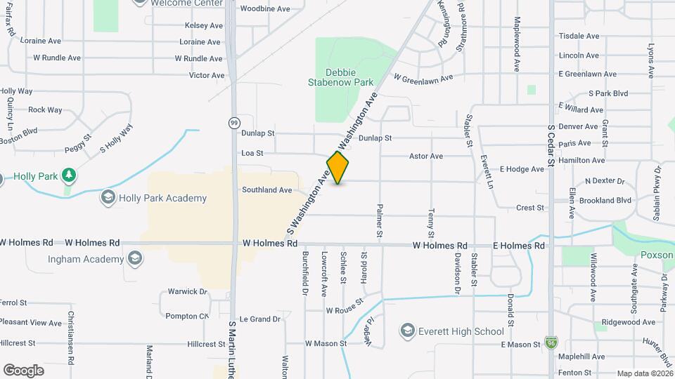 621 W Hodge Ave Map and Location Details