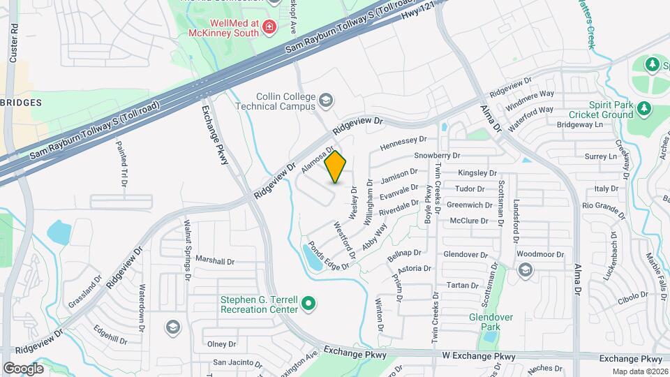 1604 Frederickburg Dr Map and Location Details