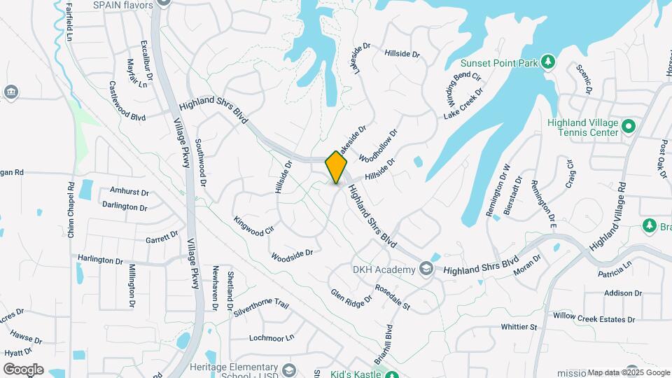 2701 Creekside Way Map and Location Details