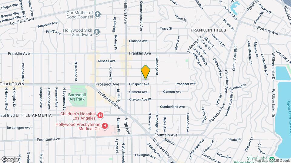 4345 Prospect Ave Map and Location Details