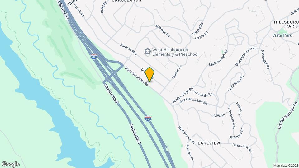 1824 Black Mountain Rd Map and Location Details